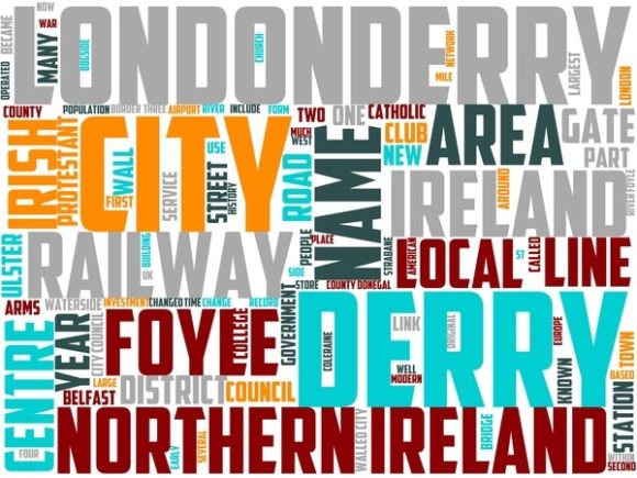 Derry Wordart Tshirt