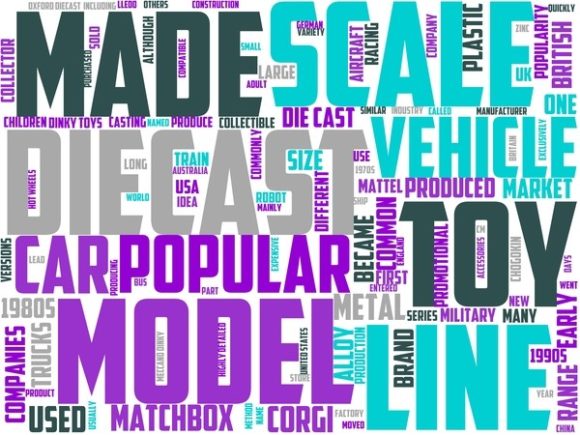 Die Cast Toy Wordart Background: A Versatile Design Asset for Creative Professionals