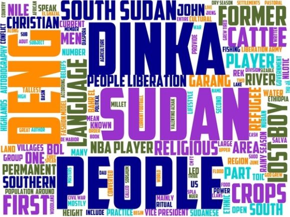 Dinka Wordart Sublimation