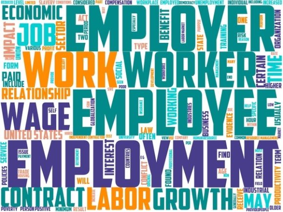 Employment Wordart Tie Dye: Hand-Drawn Inspiration for Modern Creative Work