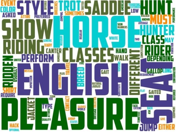 English Pleasure Wordart Book Cover: A Hand-Drawn Word Cloud for Creative Expression