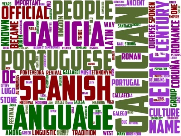 Galician Wordart Tumbler: Hand-Drawn Inspiration