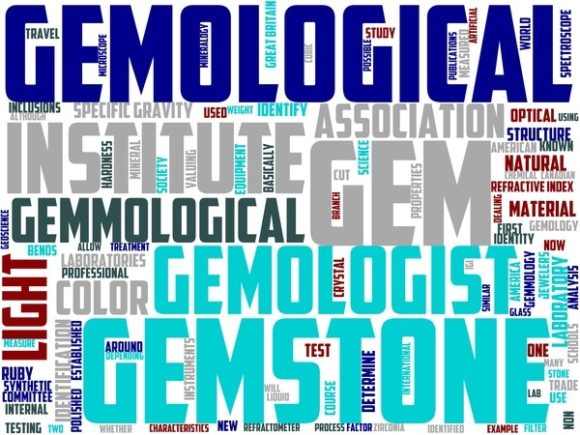 Gemmology Wordart Background