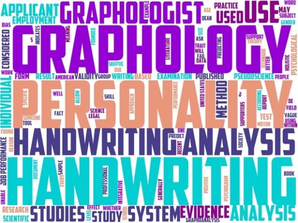 Graphologist Wordart Background