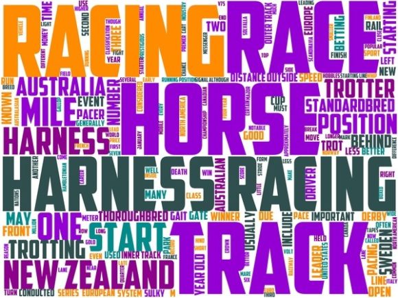 Harness Racing Wordart Print: A Vibrant Design Tool for Creative Projects