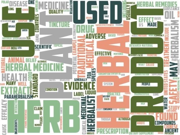 Herbology Wordart Tie Dye