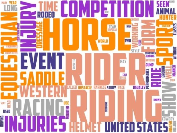Horse Riding Instructor Wordart Banner