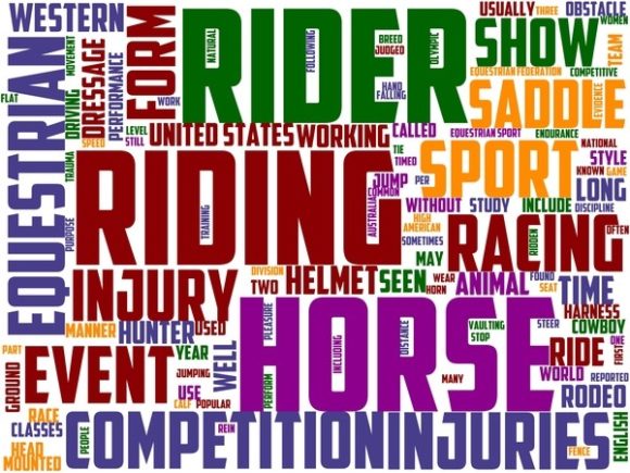 Horseback Riding Wordart Crafting