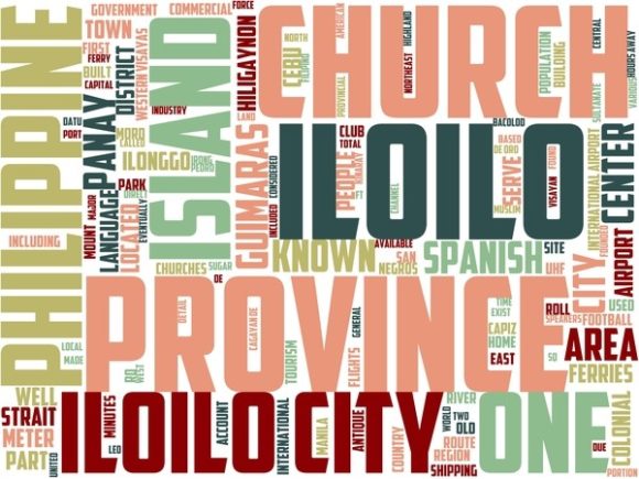 Iloilo Wordart Tumbler: A Hand-Drawn Word Cloud Design for Creative Customization